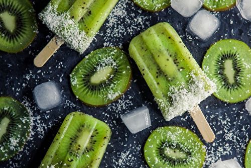 Bâtonnets de sorbet aux kiwis Oscar® bio