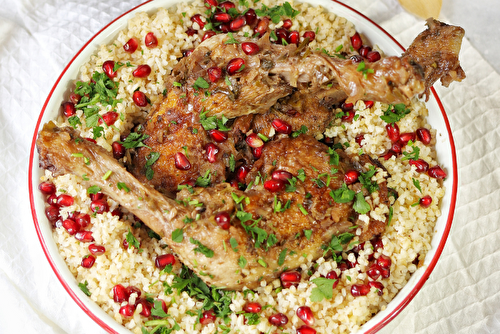 Cuisses de poulet fermier d’Auvergne à la libanaise