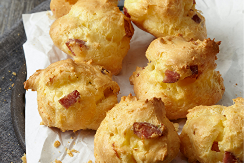 Gougères à la saucisse de Morteau et au Comté