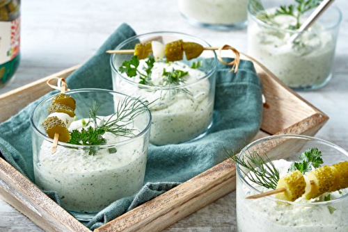 Mousse de cornichons français à l’estragon Jardin d’Orante