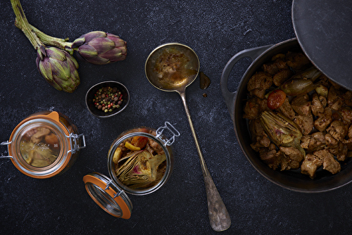 Sauté d’agneau aux légumes