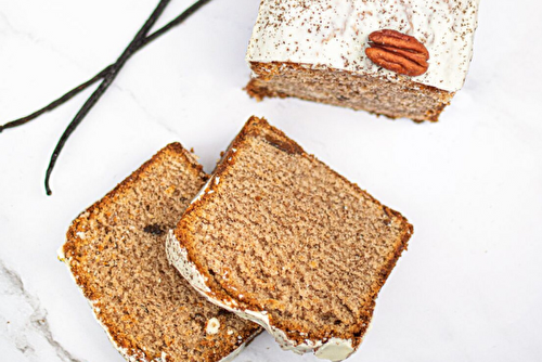 Cake à la vanille et aux noix de pécan