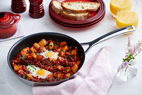 Chorizo et hachis de pommes de terre aux haricots blancs