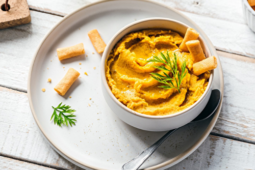 Dip apéro houmous de carottes au cumin