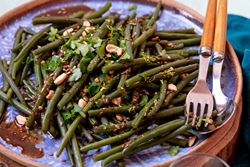 Salade de haricots verts à l’asiatique