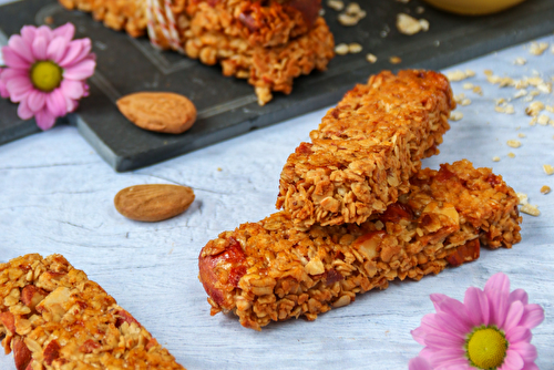 Barres de céréales amandes et miel