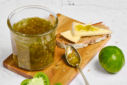 Confiture de tomates vertes Tigreen Savéol aux zestes d’agrumes