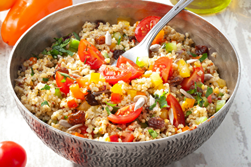 Taboulé de quinoa parfumé aux épices douces à l’orientale