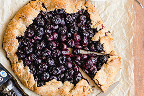 Tarte rustique aux cerises