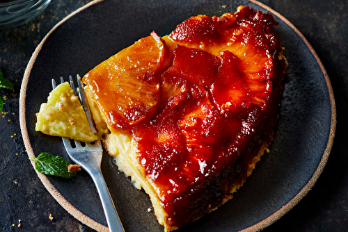 Gâteau caramélisé renversé à l’ananas