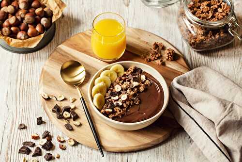 Granola bowl chocolat et noisettes A Bicyclette