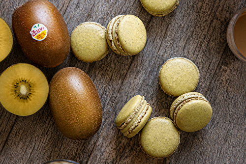 Macarons aux kiwis