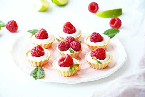 Mini tartelettes aux framboises