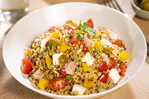 Quinoa gourmand à la niçoise