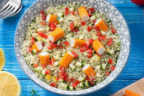 Salade de quinoa au surimi