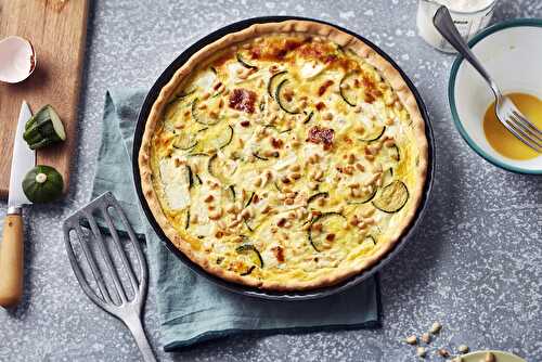 Tarte à la courgette et à la feta