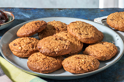 Cookies à l’avoine, aux dattes et au beurre de cacahuètes