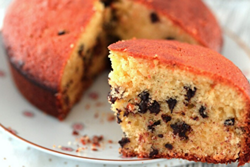 Gâteau au yaourt aux pépites de chocolat au lait