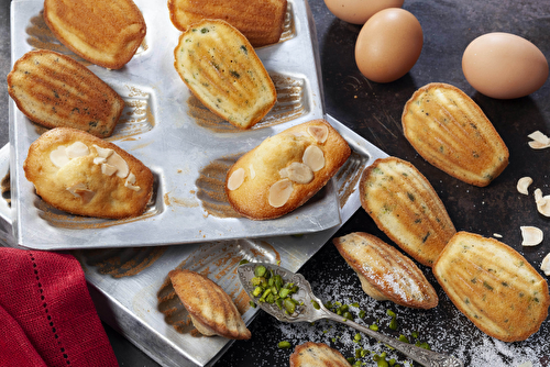 Madeleines faciles en trois saveurs