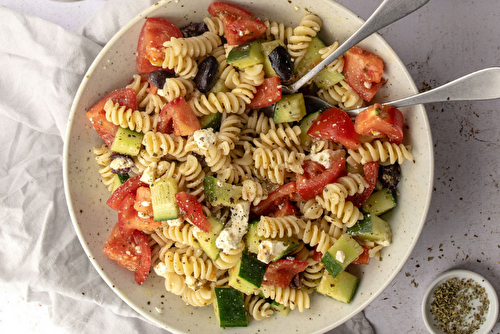 Salade de pâtes à la grecque