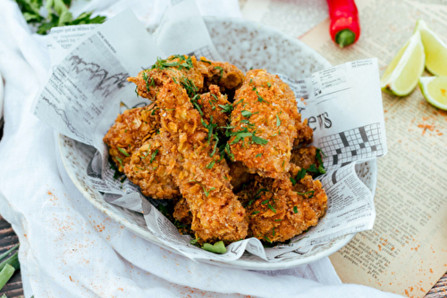 Tenders de dinde à la sauce vierge