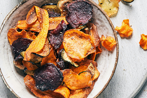 Chips de légumes maison