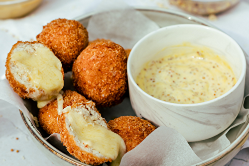 Croquettes de dinde au cheddar