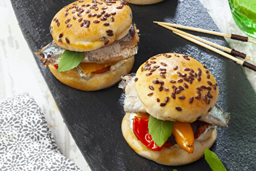 Mini burgers aux sardines