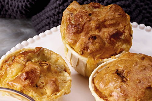 Muffins au Morbier AOP et aux tomates séchées