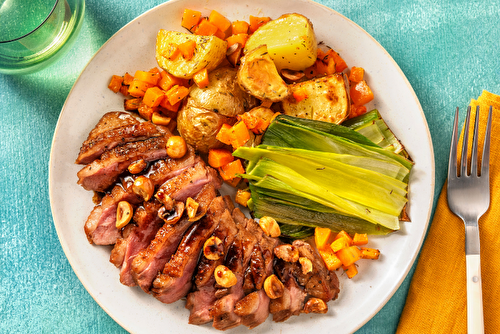 Filets de canette et butternut rôtie