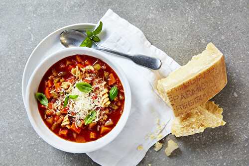 Minestrone au Parmigiano Reggiano