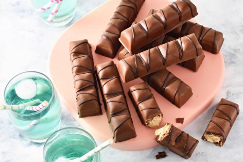 Barres chocolat praliné façon Kinder Bueno