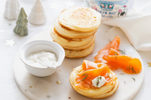 Blinis au Skyr bio, moelleux et aériens