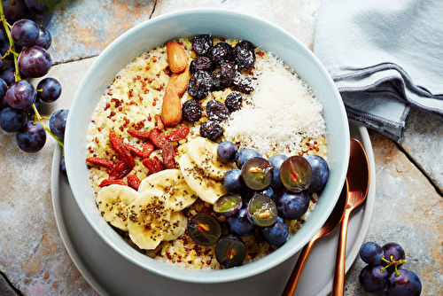 Bowl vitaminé des vendanges pour bien entamer la journée