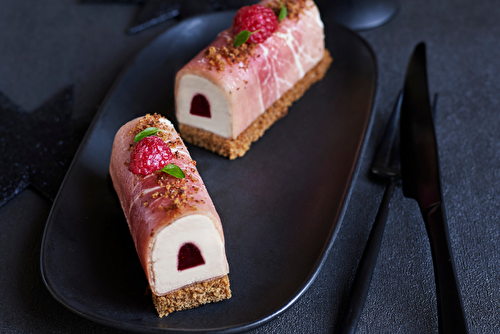 Bûche au foie gras et jambon cru : l'entrée gourmande