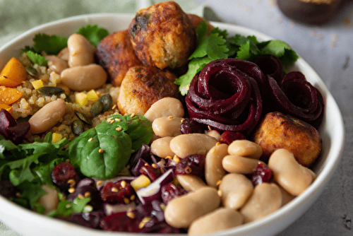 Buddha bowl d’hiver aux Haricots Tarbais