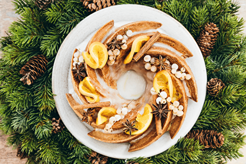 Bundt cake aux épices et lait d’amande