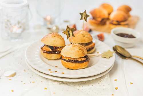 Burger au foie gras au piment d’Espelette