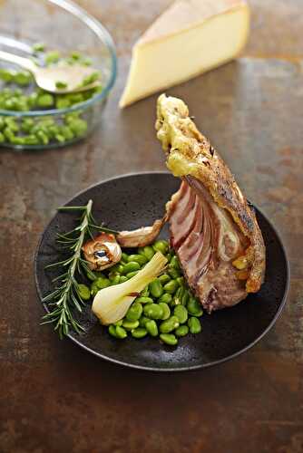 Carré d’agneau en croûte de Raclette