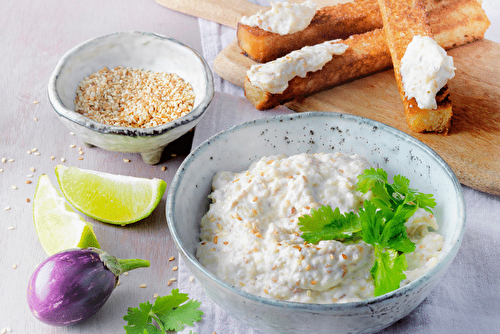 Caviar d’aubergine au St Môret, l'apéritif haut en saveurs