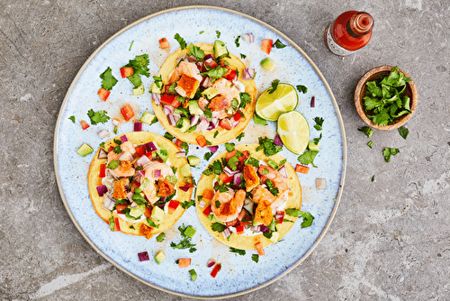 Ceviche de crevettes à la sauce Tabasco Rouge