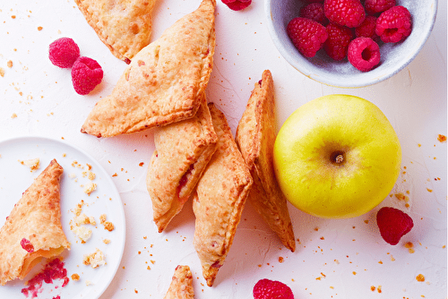 Chaussons Cantal pomme framboise