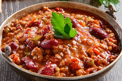 Chili con carne, la recette facile et rapide