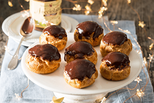 Choux ganache à la Nocciolata sans lait