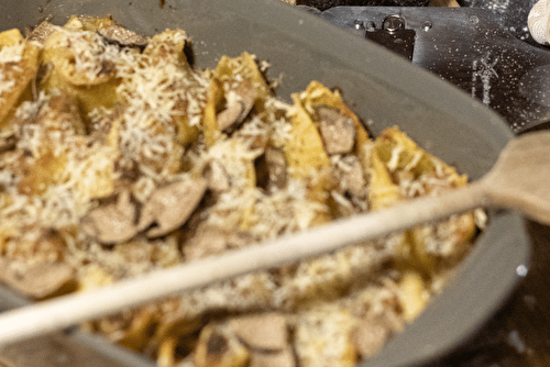 Conchiglioni à la crème d’artichauts et de truffe