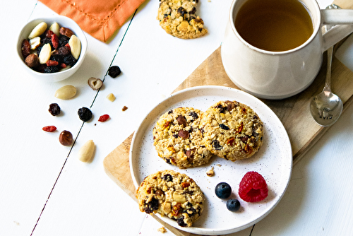 Cookies à l’avoine et aux fruits secs