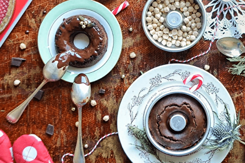 Couronnes chocolatées, le dessert sans gluten