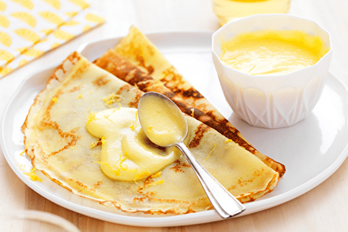 Crêpes à la crème au citron, la recette sans gluten