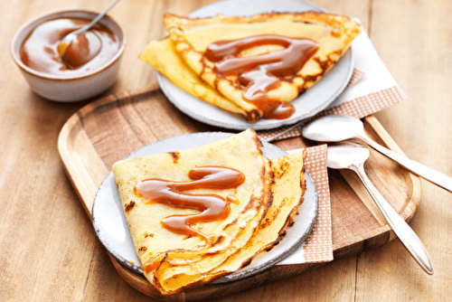 Crêpes au caramel au beurre salé, le parfait délice