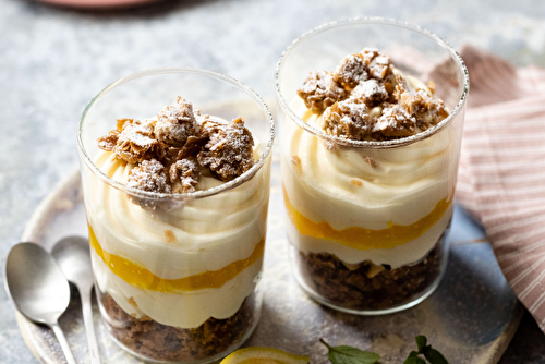 Crêpes dentelle Gavottes au praliné, noisettes et citron